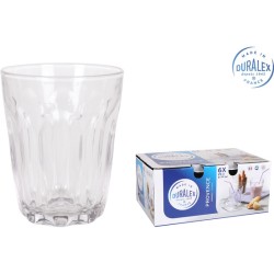 SET 6 VASOS TRANSP. 25CL...