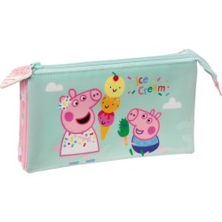 PORTATODO TRIPLE PEPPA PIG...