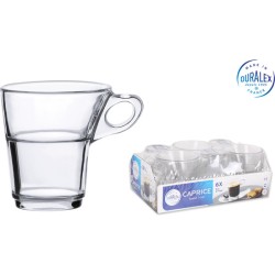 SET 6 TAZAS CAFE APILABLE...