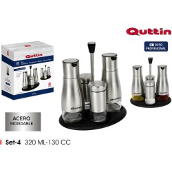 SET4 DISPENSADORES INOX CON...