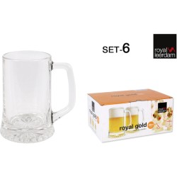 SET 6 JARRA CERVEZA 28CL...