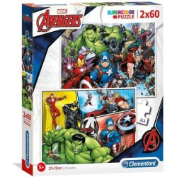 PUZZLE 2X60 PZAS. VENGADORES