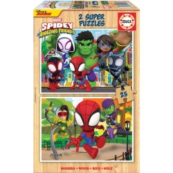 SPIDEY PUZZLE DOBLE MADERA...