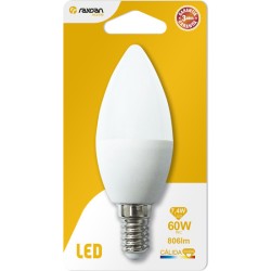 BOMBILLA LED VELA C37 E14...