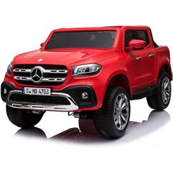 COCHE PICK UP MERCEDES ROJO...