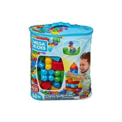 BOLSA MEGA BLOKS 60 PZAS. AZUL