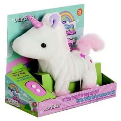 UNICORNIO DE PELUCHE CAMINA...