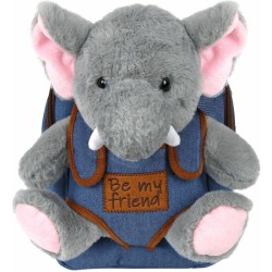 MOCHILA + PELUCHE ELEFANTE...