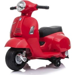 MOTO MINI VESPA ROJA 6V 4...