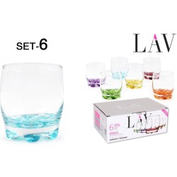 SET 6 VASOS AGUA 290CC...