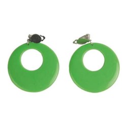 2 PENDIENTES FLAMENCA VERDE...