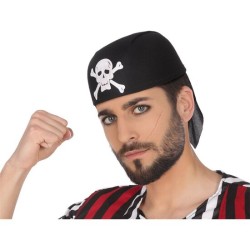 GORRO PIRATA NEGRO