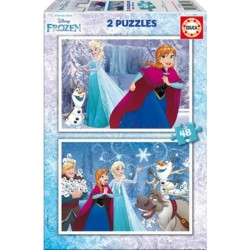 PUZZLE 2X48 PZAS. FROZEN