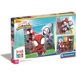 PUZZLE 3X48 PZAS. SPIDEY Y...