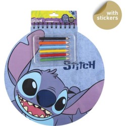 LIBRETA COLORES STITCH BLUE