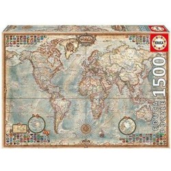 PUZZLE EDUCA 1500 PZAS MAPA...