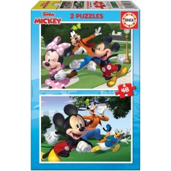 MICKEY&FRIENDS PUZZLE DOBLE...