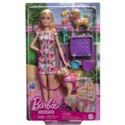 MUÑECA BARBIE PASEADORA DE...