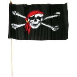 BANDERA PIRATA PEQUEÑA 46 X...