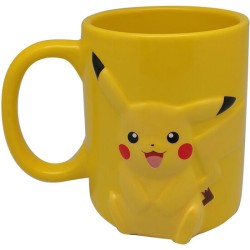 TAZA 3D PIKACHU POKEMON 325ML