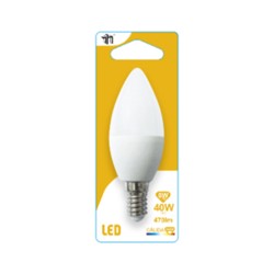 BOMBILLA LED VELA C37 E14...