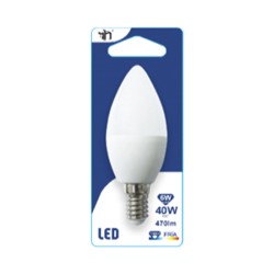 BOMBILLA LED VELA C37 E14...