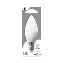 BOMBILLA LED VELA C37 E14...