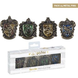 PIN PACK x4 HARRY POTTER GOLD