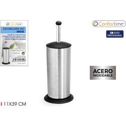 ESCOBILLERO WC INOX CONFORTIME