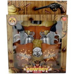 CARTUCHERA C/2 PISTOLAS COWBOY