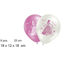 BOLSA SOLAPA 6 GLOBOS 25CM...