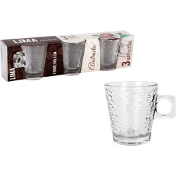 SET 3 TAZAS CAFE 8 CL LIMA...