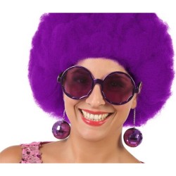 GAFAS CON BOLAS MORADO