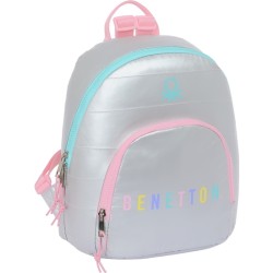 MINI MOCHILA BENETTON "SILVER"