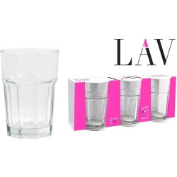 SET 3 VASOS REFRESCO 360CC...