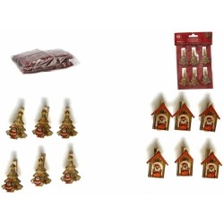 PINZA HOME NAVIDAD X6 - 4,6CM