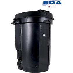 CUBO BASURA CON RUEDAS 110L...