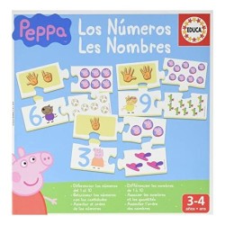 PUZZLE LOS NUMEROS PEPPA...