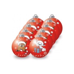 BOLAS NAVIDAD 6CM PACK 10...