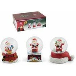 BOLA AGUA PAPA NOEL - 7CM 3...