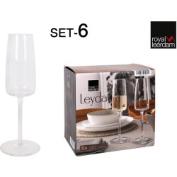 SET 6 COPAS CHAMPAGNE 23CL...