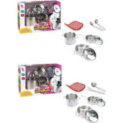 SET BATERIA COCINA METAL 8...