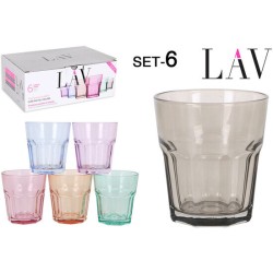 SET 6 VASOS AGUA 305CC...