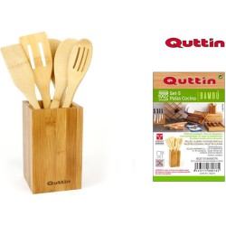 SET 5 PALAS COCINA BAMBU...