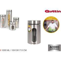 TARRO VIDRIO/ACERO 1000ML...