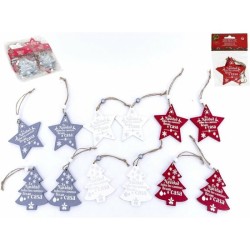 COLGANTE NAVIDAD X2 - 8CM...