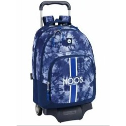 MOCHILA RUEDAS MOOS AZUL