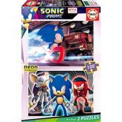 SONIC PUZZLE DOBLE 2X100...