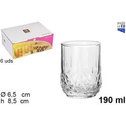 VASO CRISTAL VINO RYSTAL 190ML