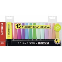 STABILO BOSS ORIGINAL 15UDS...